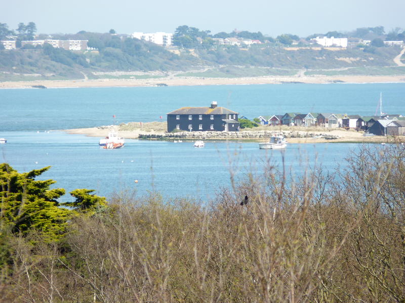 <p>&nbsp;The Black House on the sandspit at the entrance to Christchurch Harbour</p>
