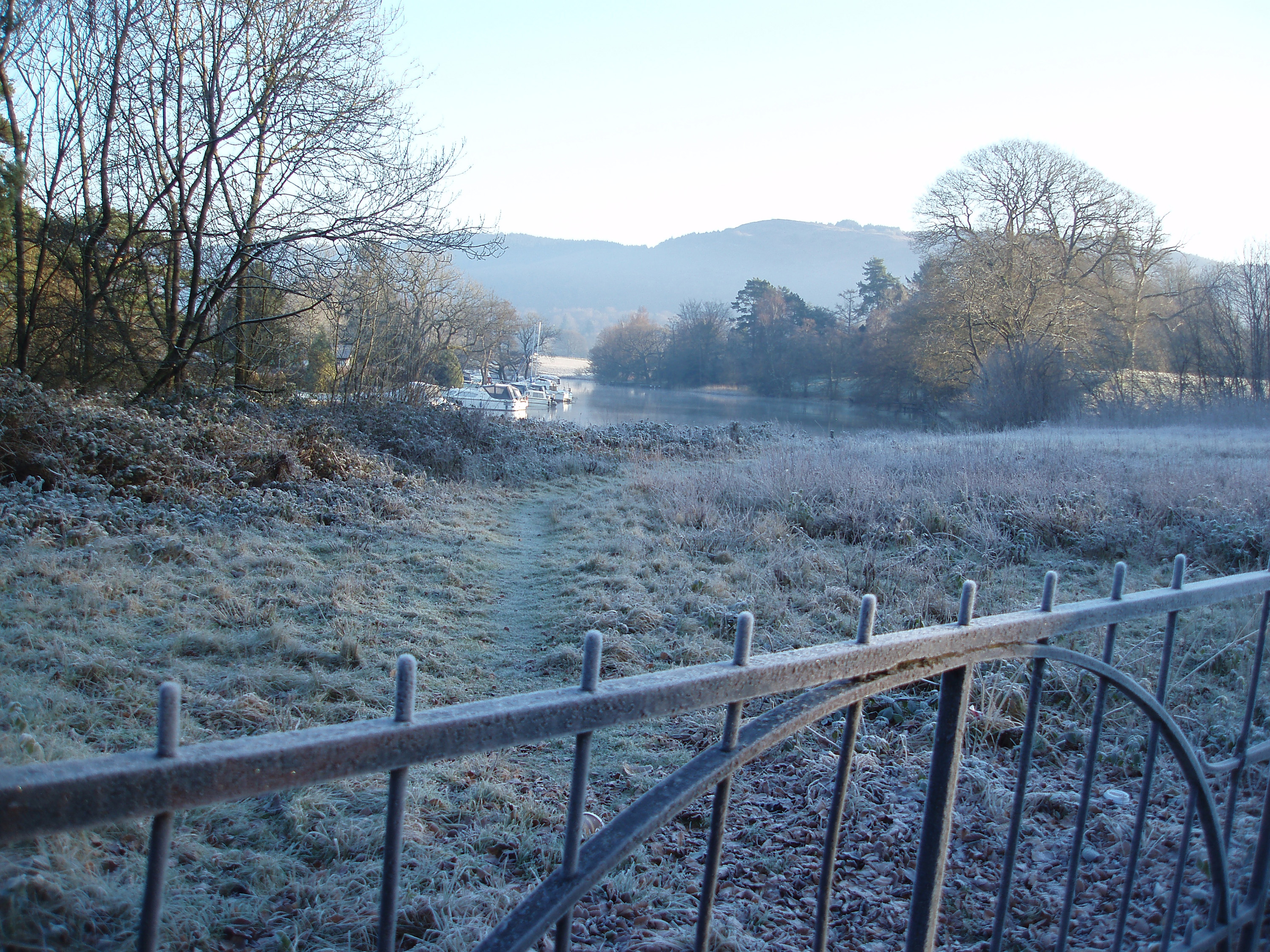 cold frosty morning