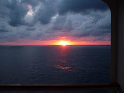 4895   sunset from the ship