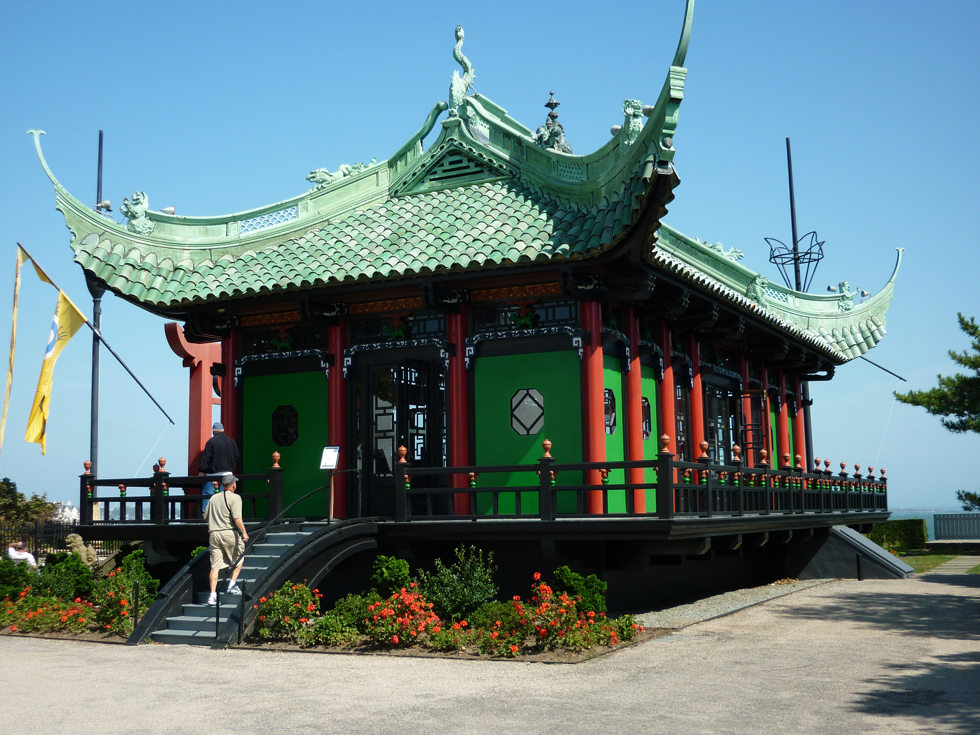 Free Stock Photo 6786 Chinese Tea House At Marble House Freeimageslive