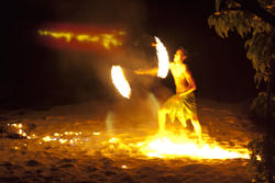 6329   Fijian fire dancer