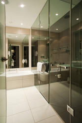 6931   Interior of a modern residential bathroom