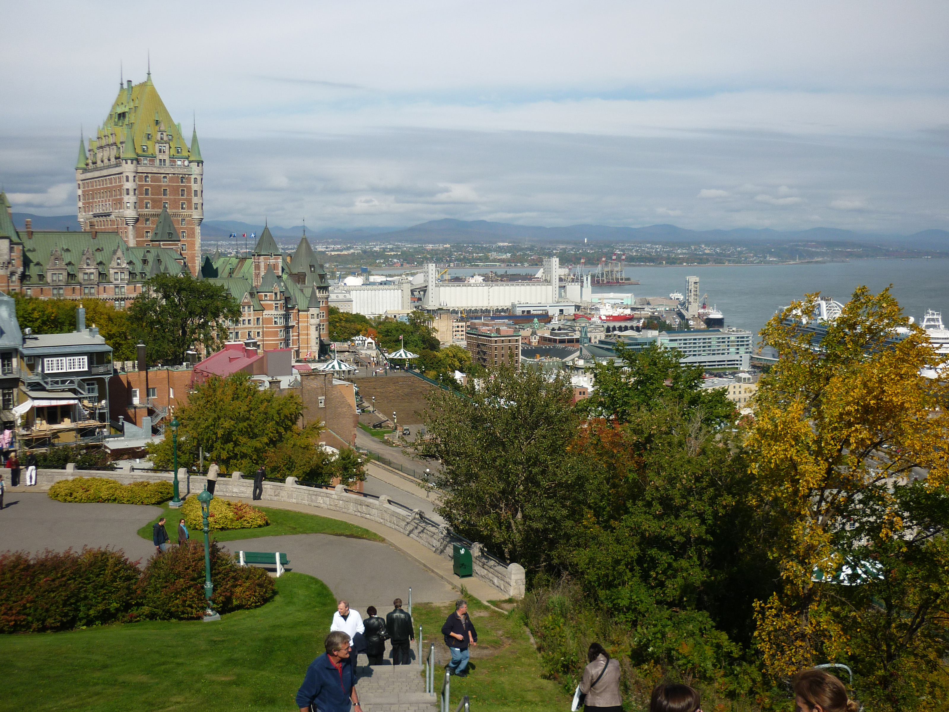 Free Stock Photo 6737 View Of Quebec City Canada Freeimageslive