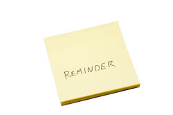 5369   Handwritten reminder note