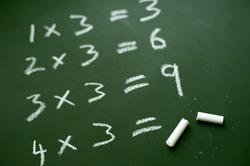 7029   Basic Mathematical table on blackboard