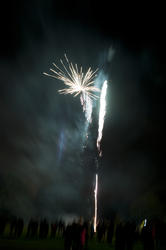 8866   Crowds watching a fireworks display