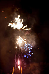 8872   Colorful defocused fireworks background