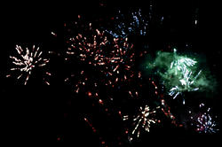 8856   Colorful fireworks display