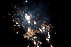 8877   Sparkling bokeh of bursting fireworks