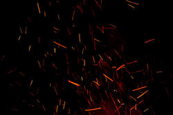 8896   Background of fiery burning embers