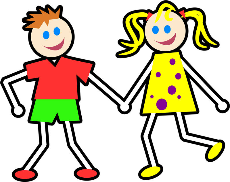 boy and girl holding hands clipart - photo #20
