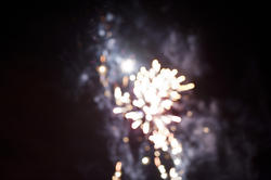 8859   White fireworks bokeh