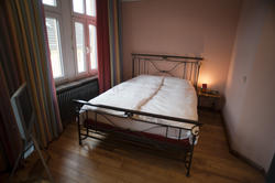 8942   Minimalist bedroom with a hardwood floor