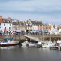 12883   Docked boats in Anstruther, Scotland