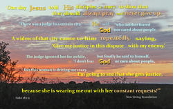 18008   Always Pray and Never Give Up