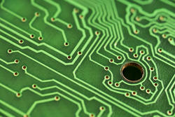 18012   Green circuit board tracks