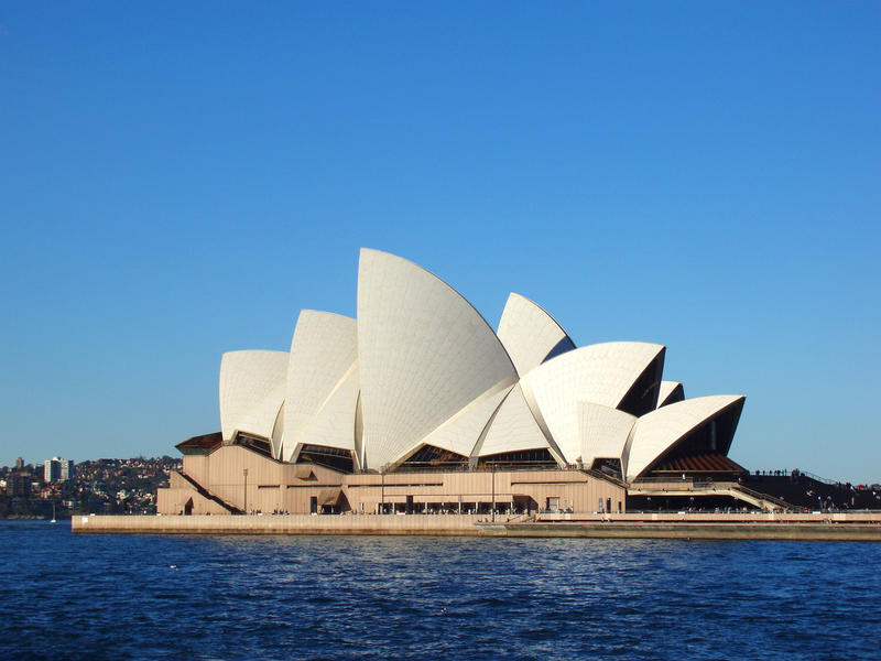 the iconic landmark sydney opera house, not property released