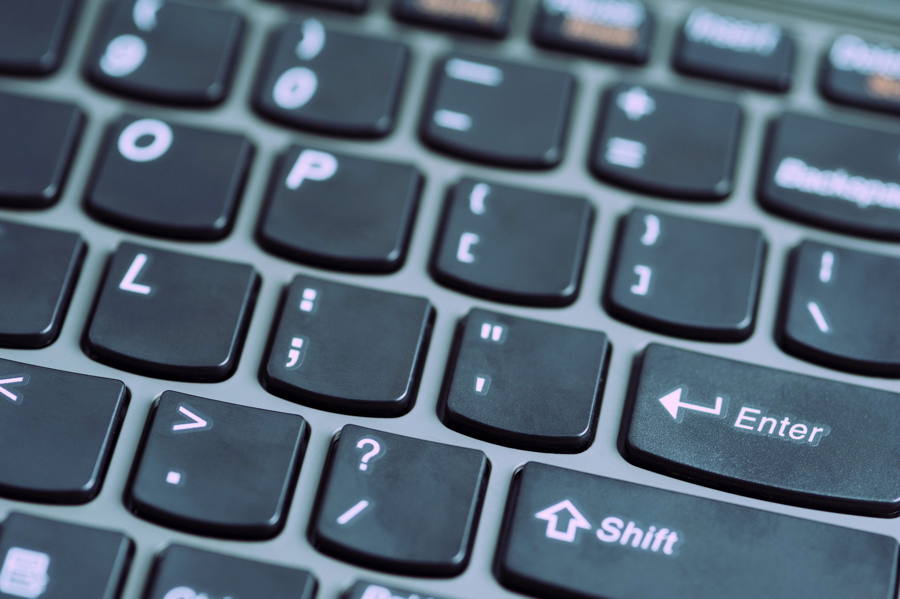 Free Stock Photo 3934-netbook computer keyboard | freeimageslive