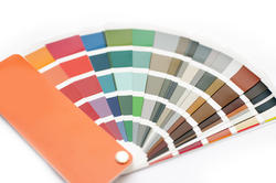 10777   Opened color chart for interior decorating