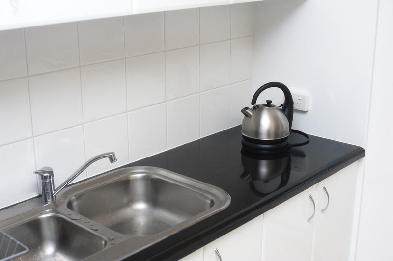 small kitchen hanging sink